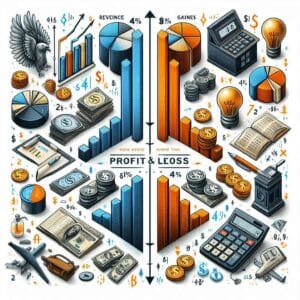 Profit & Loss Account for two different type business catagory