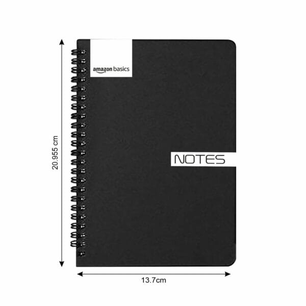 amazon basics College Spiral Notebook | A5 Size | 5.5" x 8.2" Blank Travel Writing Notebooks | 120 Pages Each | Ideal for Students, Office, Business, & Sketching | Set of 3 - Image 9