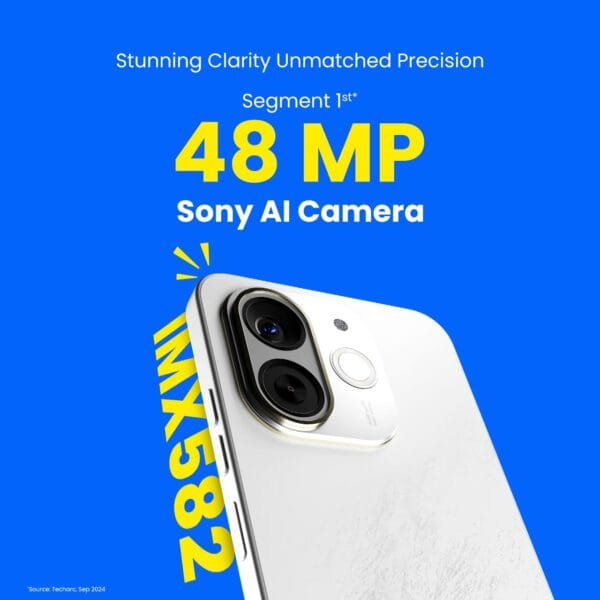 Tecno POP 9 5G Aurora Cloud, 4GB+64GB| Segment's 1st 48MP Sony AI Camera| Segment's 1st 5G with NFC | D6300 5G Processor |4+ Year Lag Free Fluency |5000 mAh Battery |Dual Speaker |Without Charger - Image 4