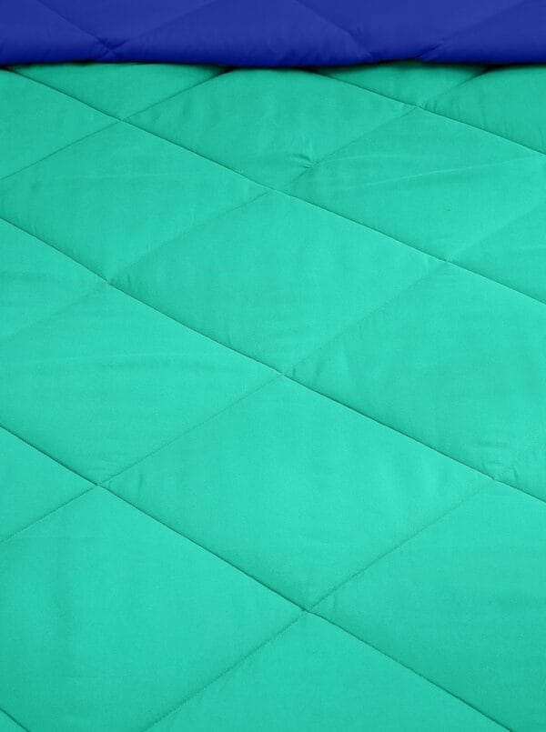 Amazon Brand - Solimo Microfiber Reversible Comforter, Double (Sea Green & Indigo Blue, 300 GSM)| TC - 50 - Image 5