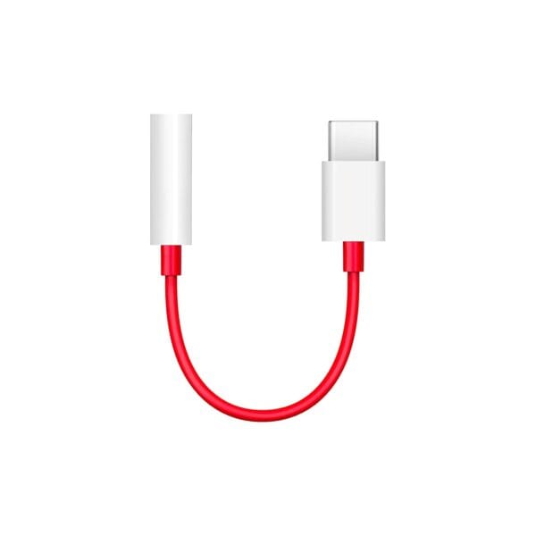 OnePlus Type-C to 3.5mm Auxiliary Adapter (Red) - Image 2