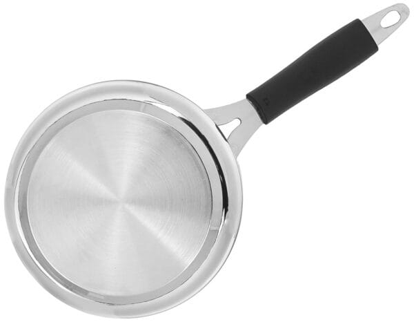 Amazon Brand - Solimo Stainless Steel T Pan with Glass Lid & Induction Base, 1.5 Litre - Image 7