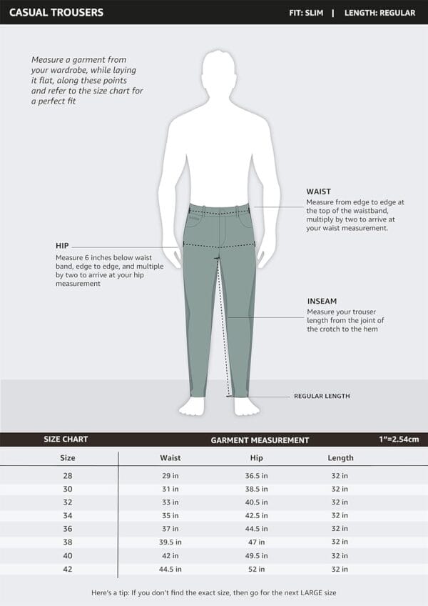 Amazon Brand - Symbol Men's Stretchable Casual Pants | Scoop Pocket Chinos | Trousers (Slim Fit) - Image 7