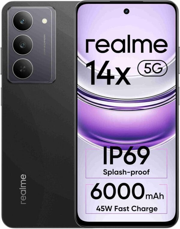 realme 14x 5G (Crystal Black, 8GB RAM, 128GB Storage) - Image 2