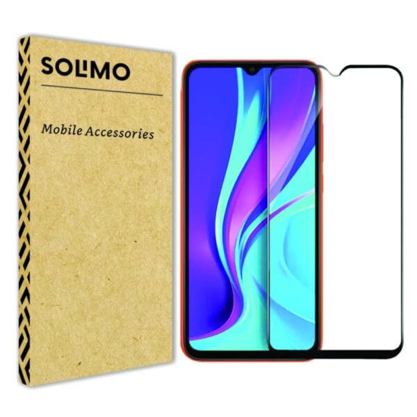 Amazon Brand - Solimo Tempered Glass Screen Protector Compatible for Redmi 9/9 Power / 9 Prime / 9A Full Screen Coverage (Except Edges) for Smartphone Clear - Image 3