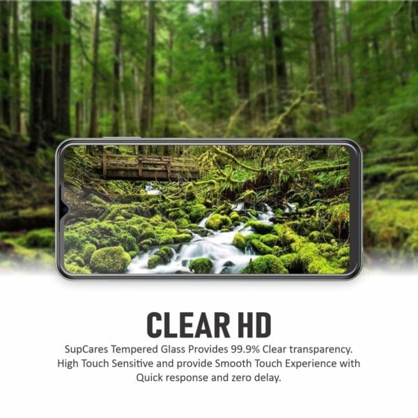 Amazon Brand - Solimo Tempered Glass Screen Protector Compatible for Redmi 9/9 Power / 9 Prime / 9A Full Screen Coverage (Except Edges) for Smartphone Clear - Image 5