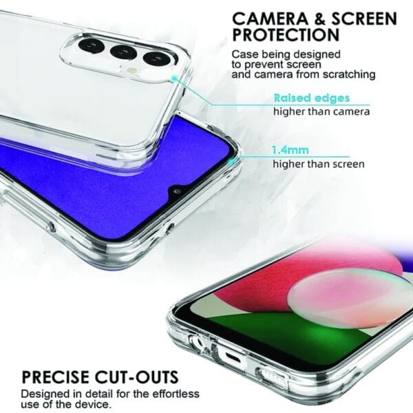 Amazon Brand - Solimo Basic Case for Samsung Galaxy M35 5G (Polycarbonate_Clear) - Image 4