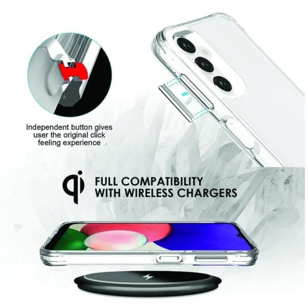 Amazon Brand - Solimo Basic Case for Samsung Galaxy M35 5G (Polycarbonate_Clear) - Image 5