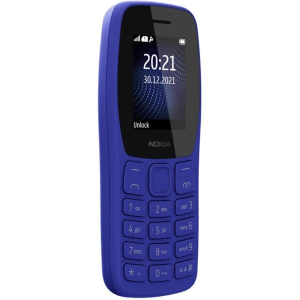 Nokia 105 Classic | Single SIM Keypad Phone with Built-in UPI Payments, Long-Lasting Battery, Wireless FM Radio | Without Charger | Blue - Image 3