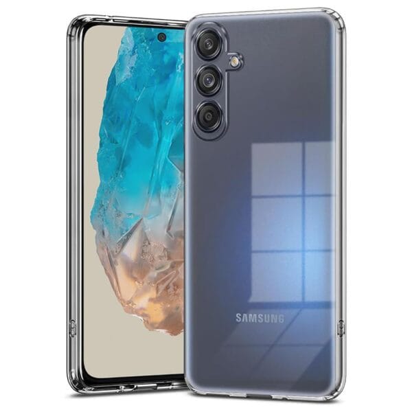 Amazon Brand - Solimo Basic Case for Samsung Galaxy M35 5G (Polycarbonate_Clear) - Image 3