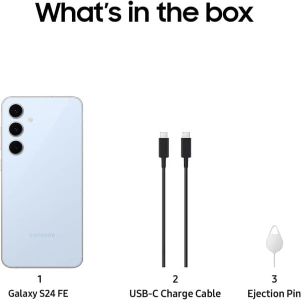 Samsung S24 FE 5G (Blue, 8GB RAM, 256GB Storage) | Exynos 2400e Processor | Dynamic AMOLED Display | Dual Nano-SIM | 4700mAh Battery - Image 6