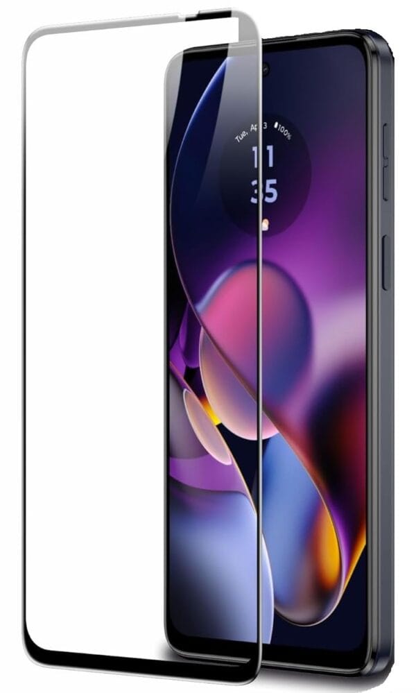 JGD PRODUCTS for Moto G64 5G, Moto G54 (2024) Tempered glass with Full Edge Protection and Easy Installation Kit - Image 2