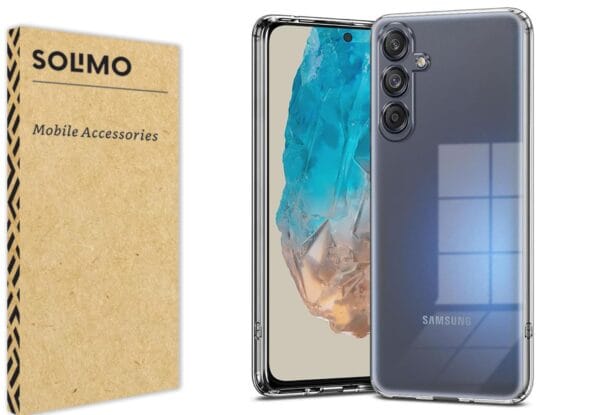 Amazon Brand - Solimo Basic Case for Samsung Galaxy M35 5G (Polycarbonate_Clear) - Image 2
