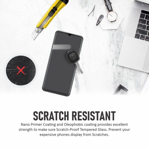 Amazon Brand - Solimo Tempered Glass Screen Protector Compatible for Nothing Phone 2A / Nothing Phone 2A Plus (Black) Edge to Edge Coverage with Easy Installation Kit - Image 5