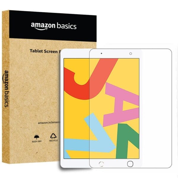 Amazon Basics Tempered Glass Screen Protector for iPad 10.2 inch 9th Gen Generation 2021 8th Gen 2020 7th Gen 2019 - Image 2