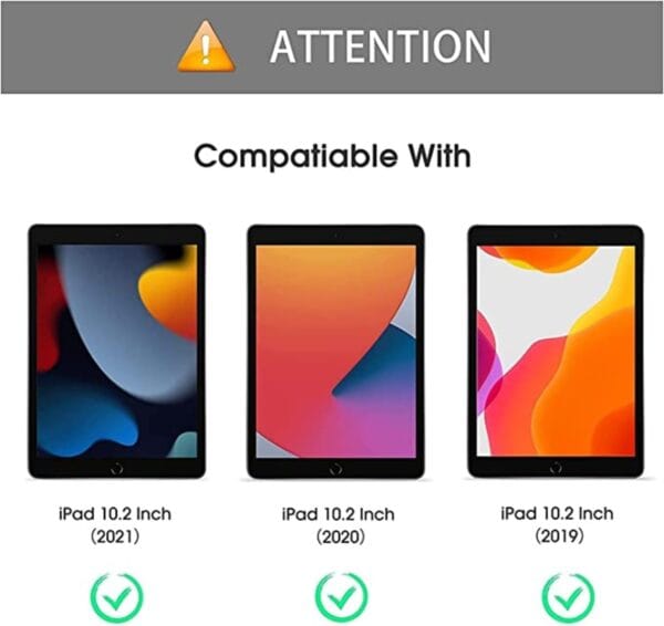 Amazon Basics Tempered Glass Screen Protector for iPad 10.2 inch 9th Gen Generation 2021 8th Gen 2020 7th Gen 2019 - Image 3
