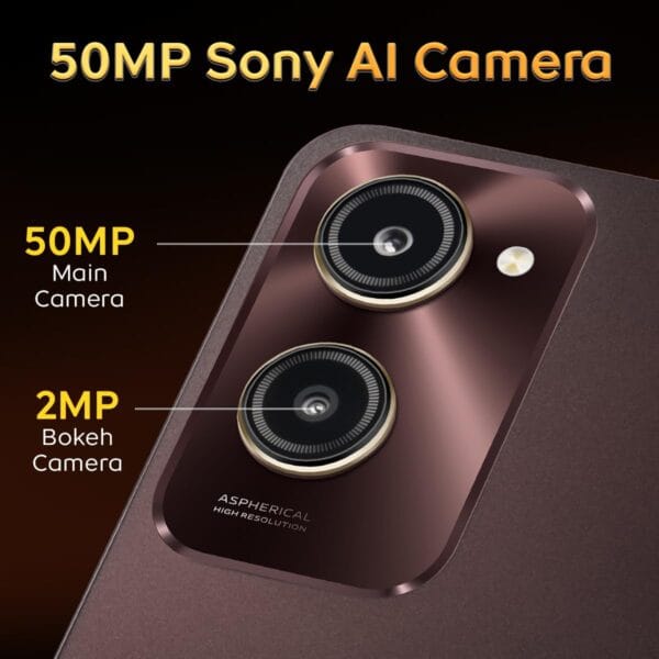 iQOO Z9 Lite 5G (Mocha Brown, 4GB RAM, 128GB Storage) | Dimensity 6300 5G | 50MP Sony AI Camera | Charger in The Box - Image 4