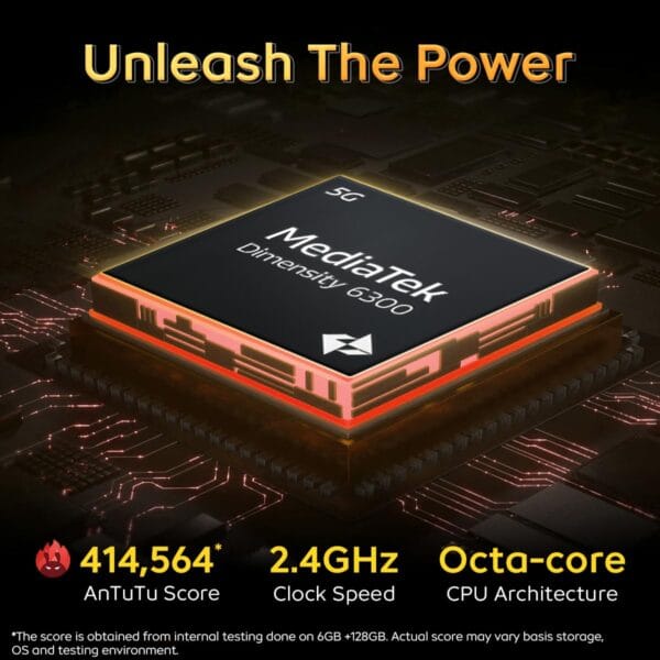 iQOO Z9 Lite 5G (Mocha Brown, 4GB RAM, 128GB Storage) | Dimensity 6300 5G | 50MP Sony AI Camera | Charger in The Box - Image 3