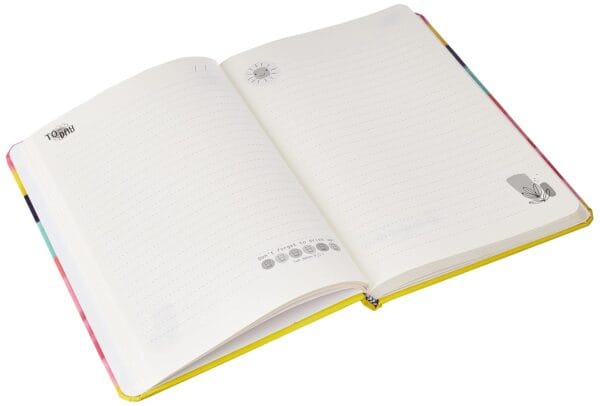 Amazon Brand - Solimo A5 Notebook (5.5 X 8.5 Inches), 80 GSM, 192 Ruled Pages, Happy Shades - Image 3