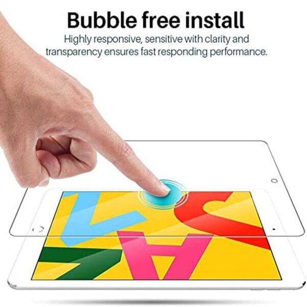 Amazon Basics Tempered Glass Screen Protector for iPad 10.2 inch 9th Gen Generation 2021 8th Gen 2020 7th Gen 2019 - Image 7