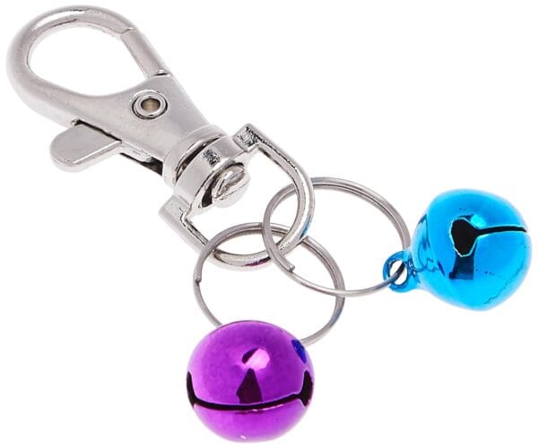 amazon basics Cat Toy Set | 13 Interactive Toys | Spring Mouse | Feather Stick | Fishing Rod | Rattling Bells | Playing Balls | Feather Balls | for Kittens & Cats (Multicolour) - Image 5