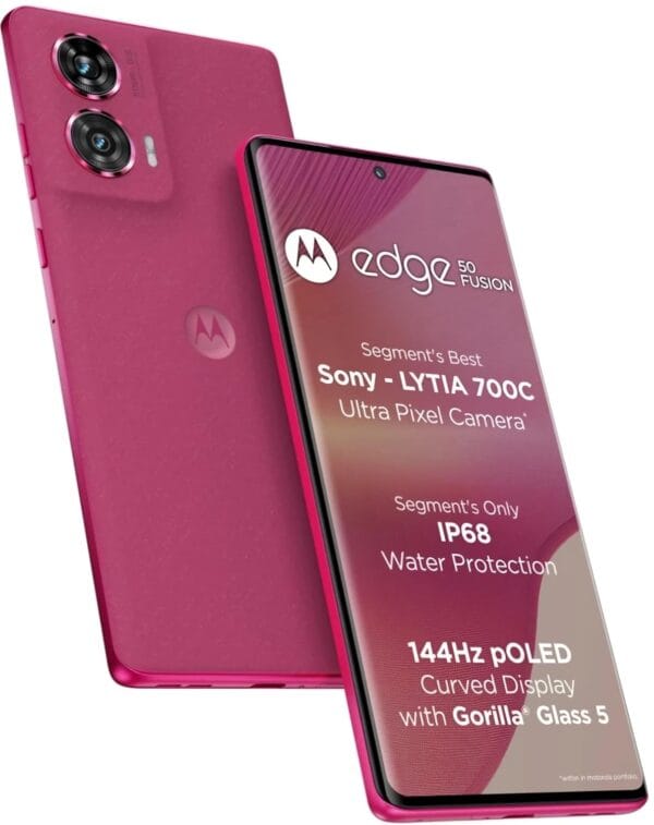 Motorola Edge 50 Fusion 5G (Hot Pink, 8GB RAM, 128GB Storage) - Image 2