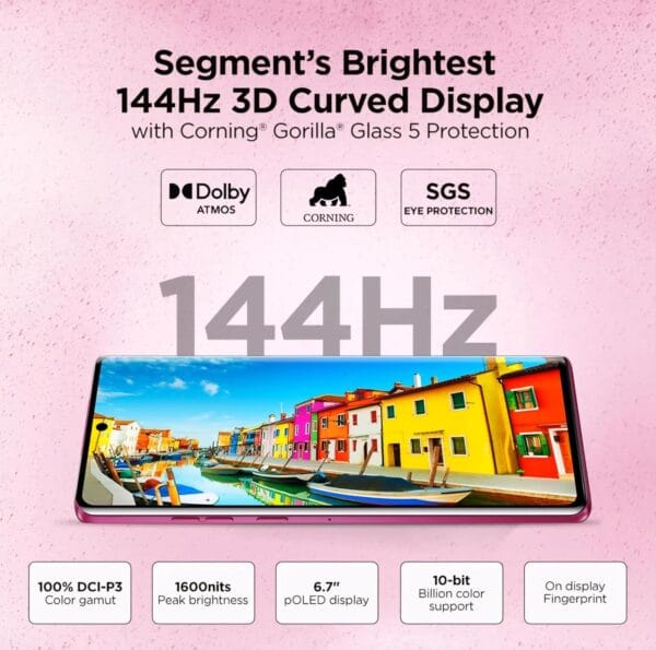 Motorola Edge 50 Fusion 5G (Hot Pink, 8GB RAM, 128GB Storage) - Image 8