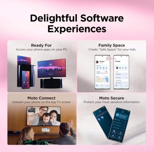 Motorola Edge 50 Fusion 5G (Hot Pink, 8GB RAM, 128GB Storage) - Image 6